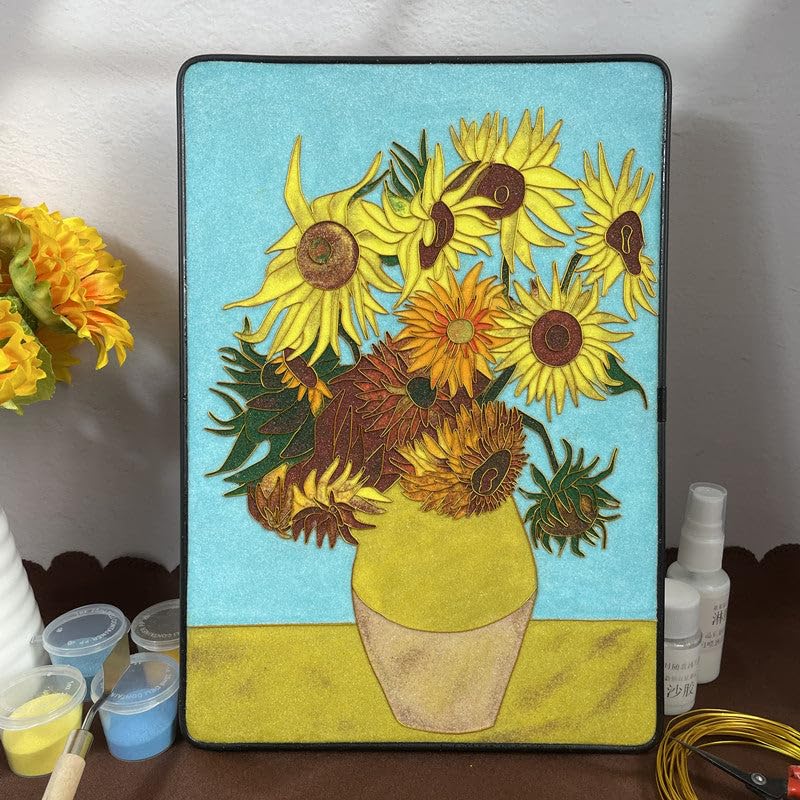 Van Gogh, DIY Cloisonne Filigree Enamel Kit, with Tutorial& All Tools
