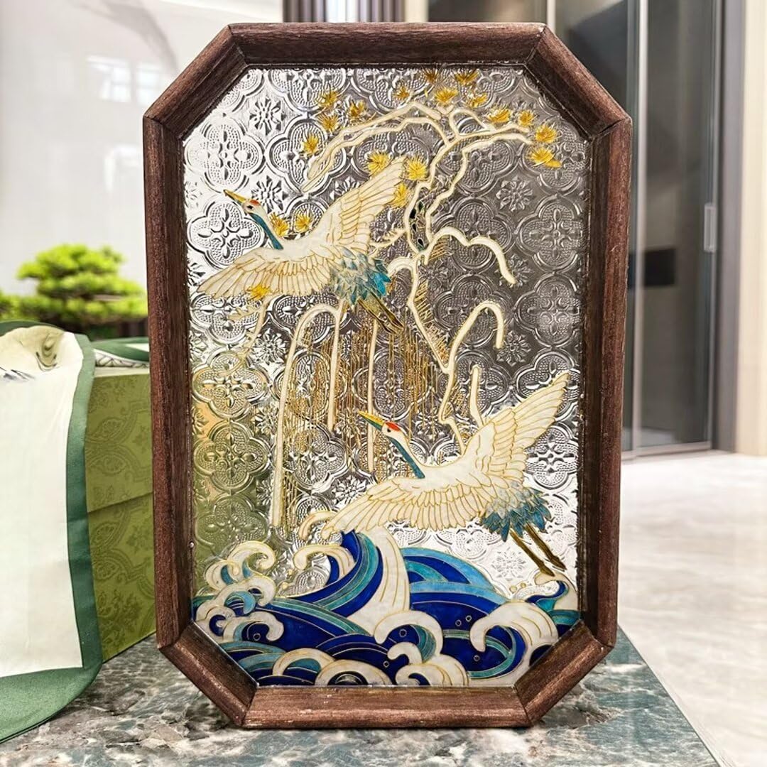 Filigree on Glass, DIY Cloisonne Filigree Enamel Painting Kit, with Tutorial& All Tools