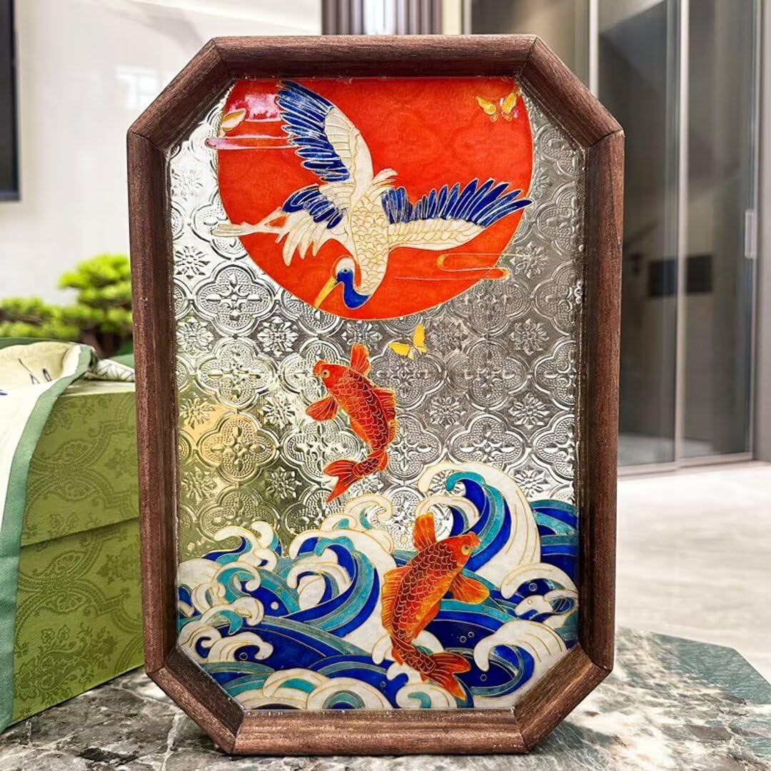 Filigree on Glass, DIY Cloisonne Filigree Enamel Painting Kit, with Tutorial& All Tools