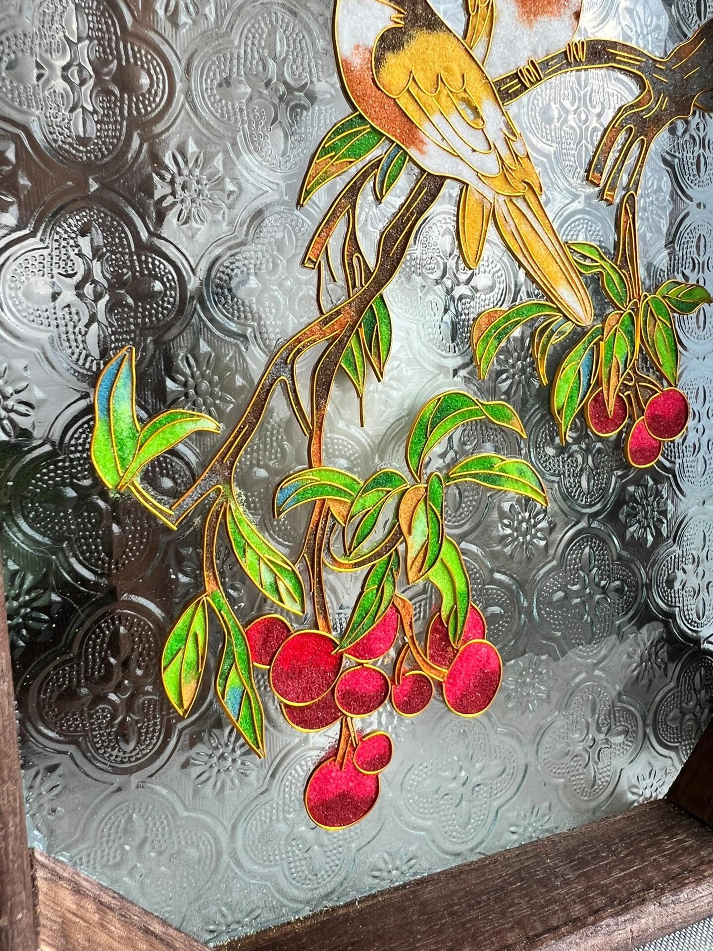 Fruits Filigree on Glass, DIY Cloisonne Filigree Enamel Painting Kit, with Tutorial& All Tools