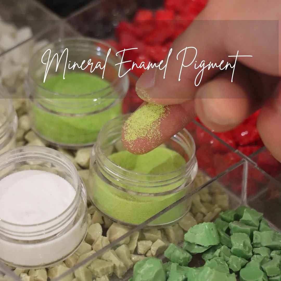Pink Mountains, DIY Cloisonne Filigree Enamel Kit, with Tutorial& All Tools