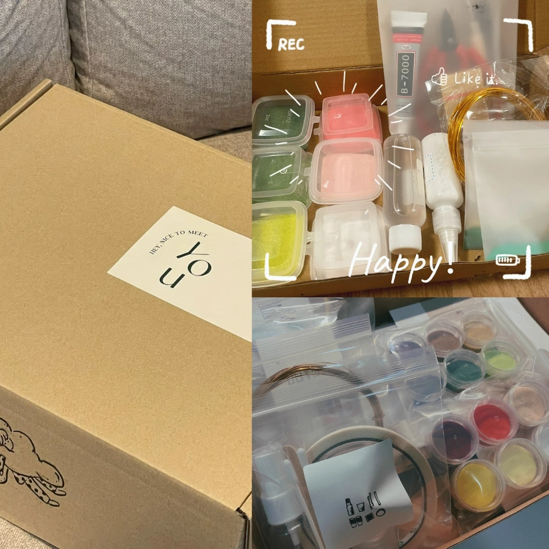 Spring Cranes, DIY Cloisonne Filigree Enamel Kit, with Tutorial& All Tools