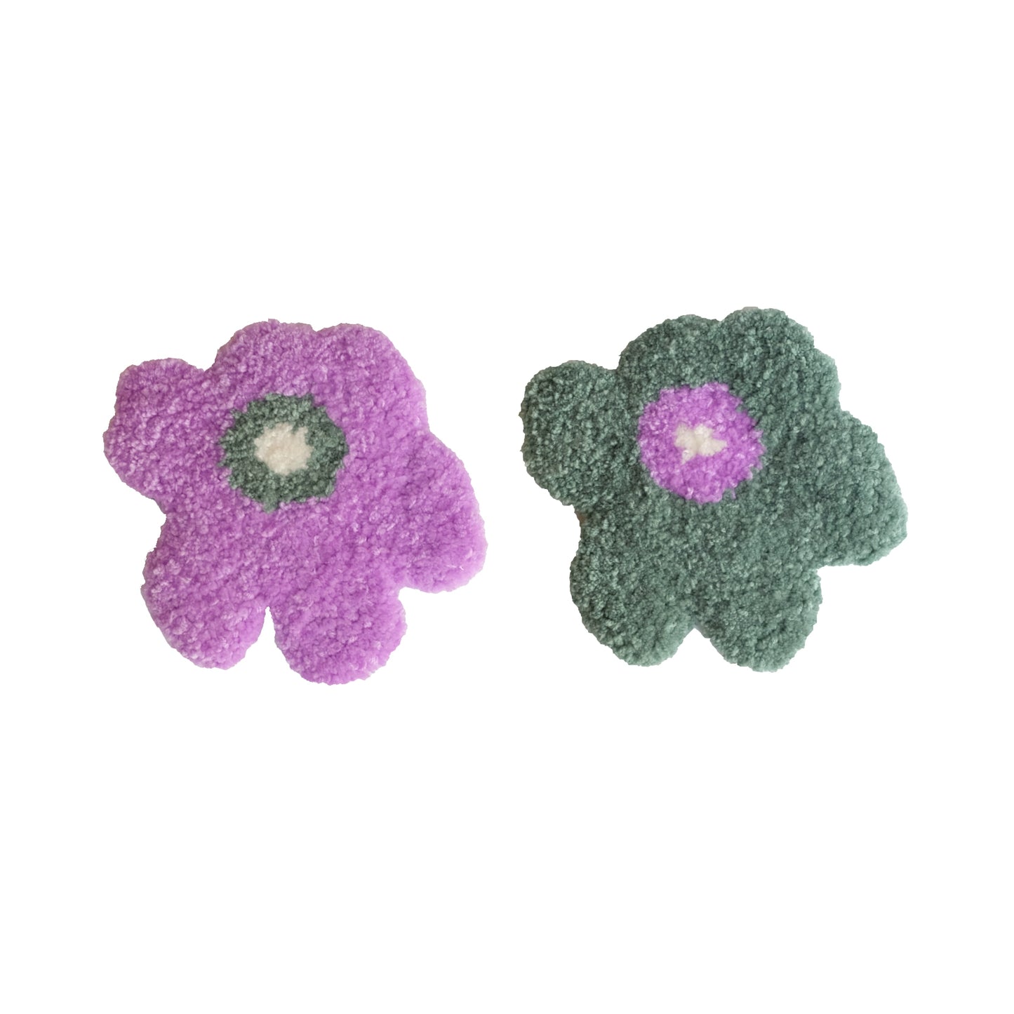 Embroidered Coaster DIY Material Bag, Wool Woven Refrigerator Sticker Bag Hanging Handmade Gift