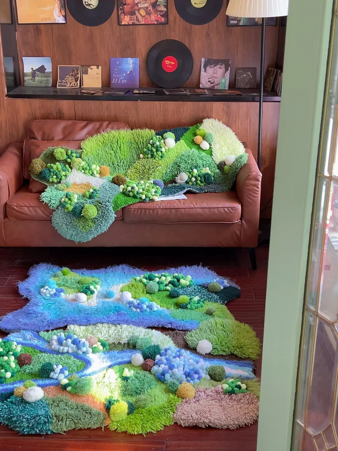 Moss Carpet, Latch Hook Kit, Beginner DIY Project with Tutorials