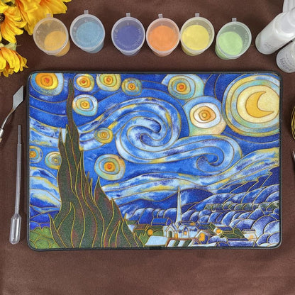 Van Gogh, DIY Cloisonne Filigree Enamel Kit, with Tutorial& All Tools