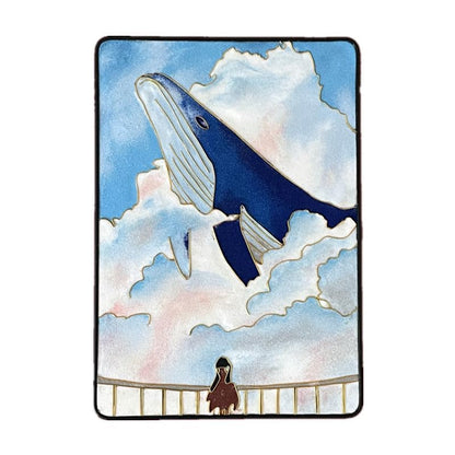 Whales, DIY Cloisonne Filigree Enamel Painting Kit, with Tutorial& All Tools
