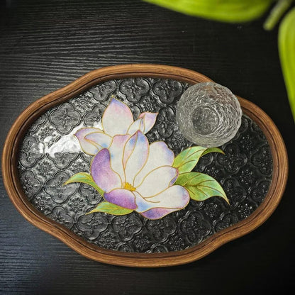Filigree on Glass, DIY Cloisonne Filigree Enamel Painting Kit, with Tutorial& All Tools