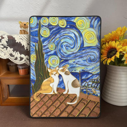 Van Gogh, DIY Cloisonne Filigree Enamel Kit, with Tutorial& All Tools