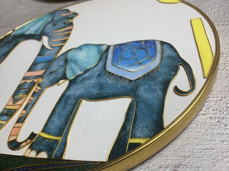 Elephant,Beginner Cloisonne Enamel DIY Kit, with Tutorial& All Tools