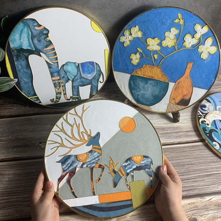 Elephant,Beginner Cloisonne Enamel DIY Kit, with Tutorial& All Tools