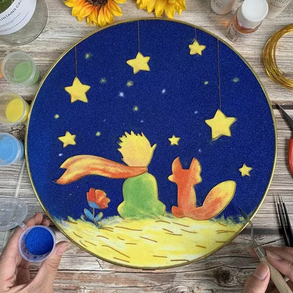 Little Prince, DIY Cloisonne Filigree Enamel Painting Kit, with Tutorial& All Tools