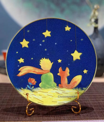 Little Prince, DIY Cloisonne Filigree Enamel Painting Kit, with Tutorial& All Tools