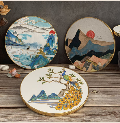 Deer in Mountains,Beginner Cloisonne Enamel DIY Kit, with Tutorial& All Tools