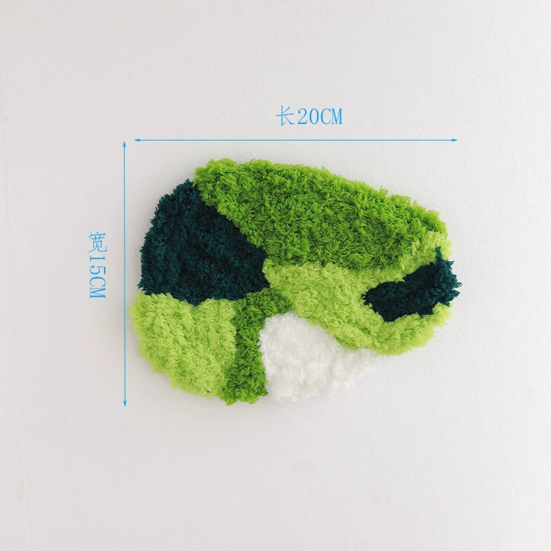 Latch Hook Kits DIY Moss Carpet Coaster Material Package Beginner Friendly Gift Ins Living Room Decoration Crochet