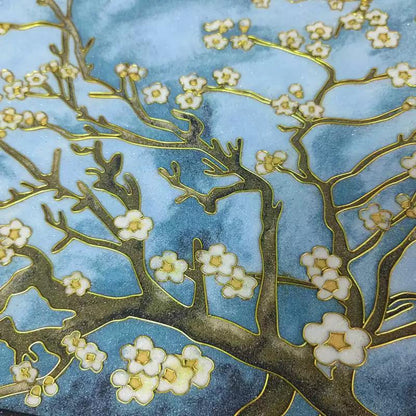 Van Gogh Almond Blossom, DIY Cloisonne Filigree Enamel Kit, with Tutorial& All Tools