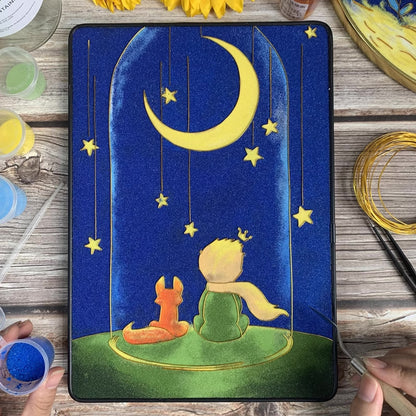 Little Prince, DIY Cloisonne Filigree Enamel Kit, with Tutorial& All Tools