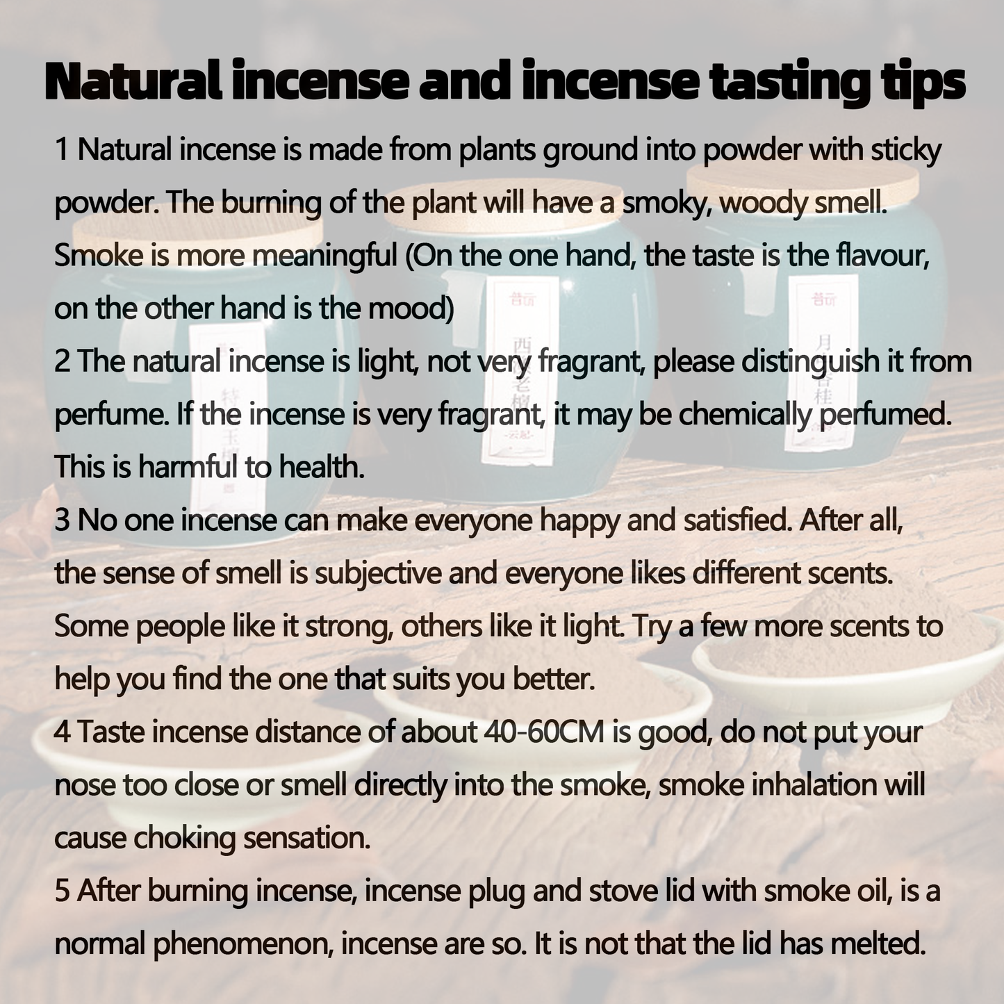 Highend Natural Incense Powder