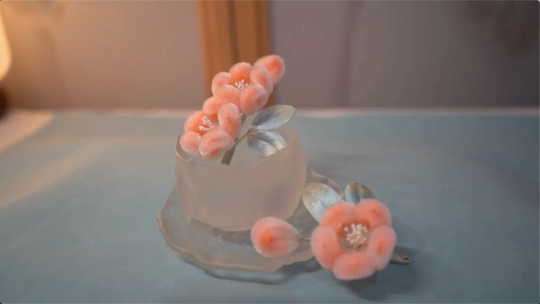 [Video]Pink Fluffy Flower-Beginner Silk Flower DIY Kit-Portion for 2-Materials Only-with Free Detailed Tutorial