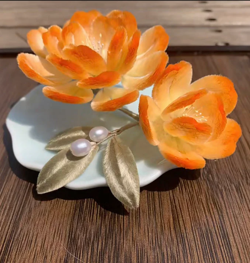 [Video]Beginner Silk Flower DIY Kit-Portion for 2-Materials Only-with Free Detailed Tutorial