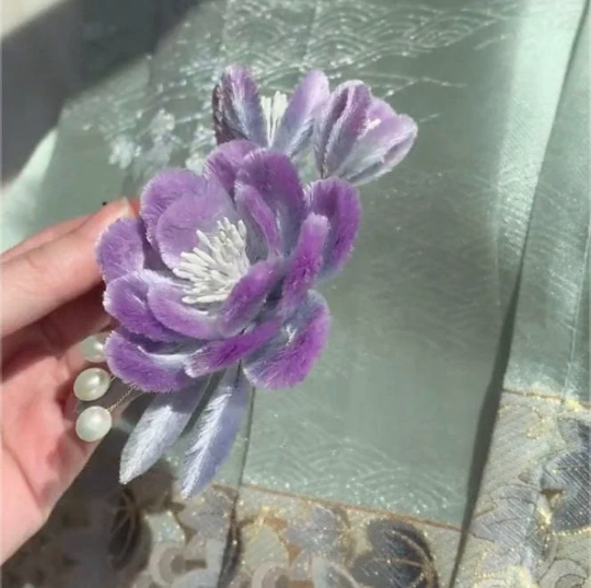 [Video]Purple Peony-Beginner Silk Flower DIY Kit-Portion for 2-Materials Only-with Free Detailed Tutorial