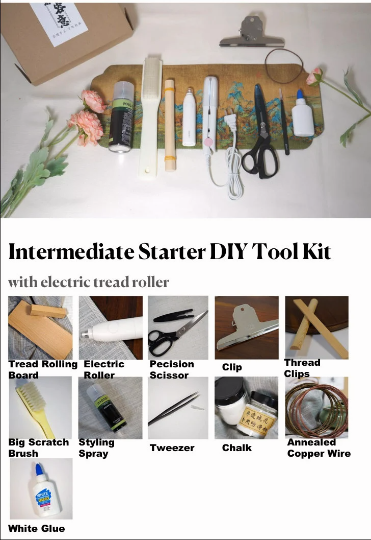 Beginner Silk Flower Tool Kit-Tools Only-with Free Detailed Tutorial