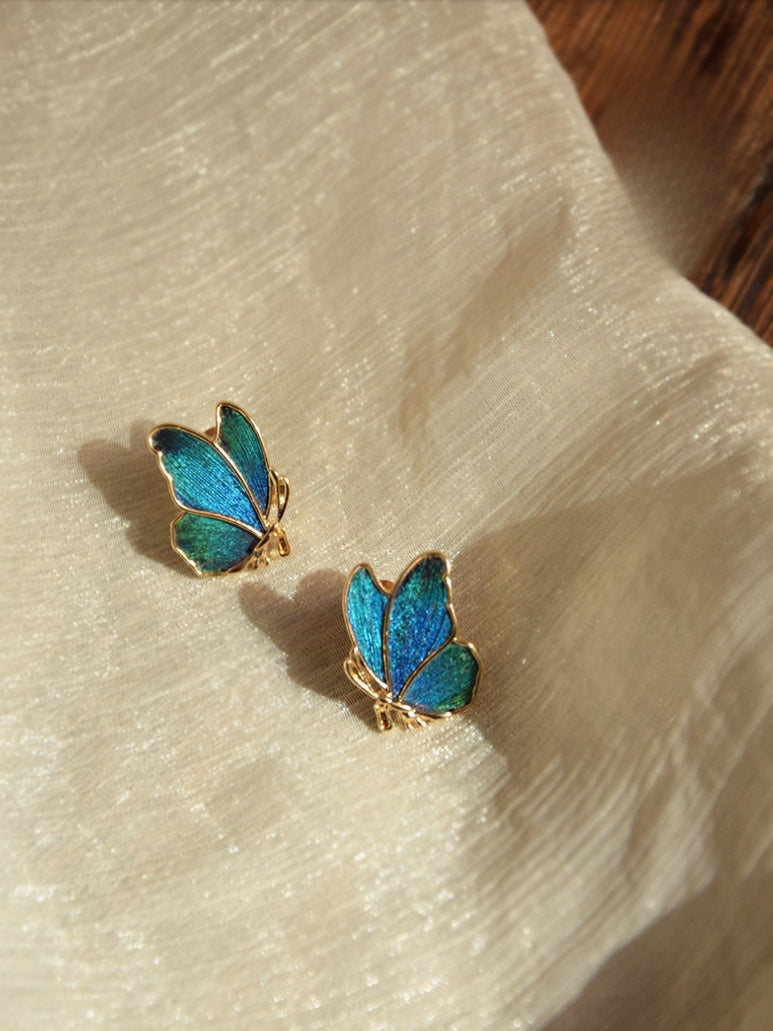 Peacock Feather & Natural Pearl Earrings,Handmade Silk Velvet Flower,Brooch/Hair Pin/Clip