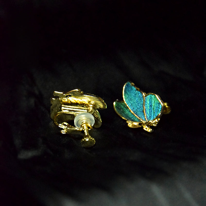 Peacock Feather & Natural Pearl Earrings,Handmade Silk Velvet Flower,Brooch/Hair Pin/Clip